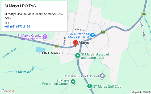 St Marys LPO TAS