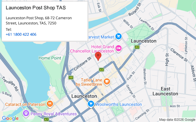 Launceston Post Shop TAS