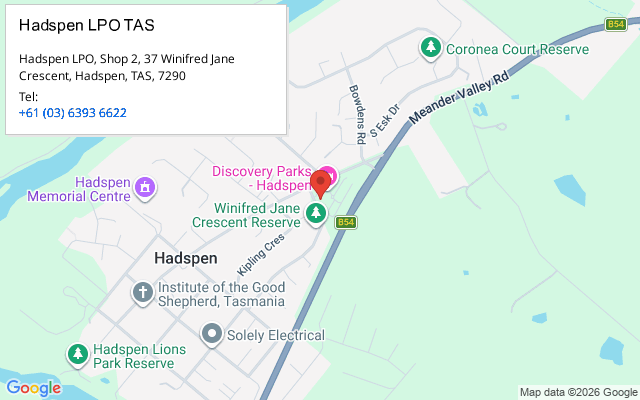 Hadspen LPO TAS