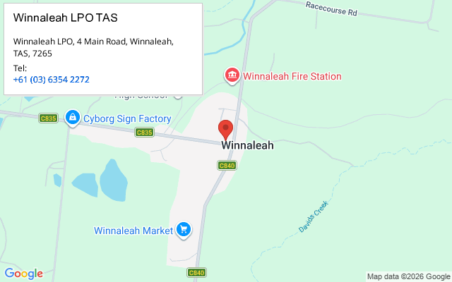 Winnaleah LPO TAS