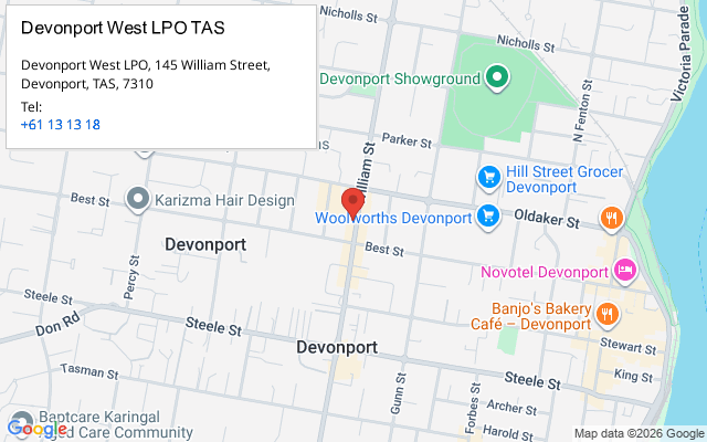 Devonport West LPO TAS