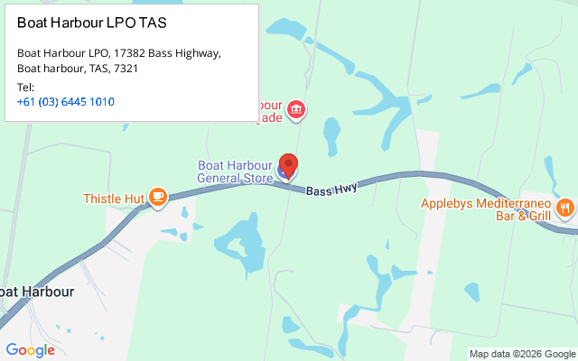 Boat Harbour LPO TAS