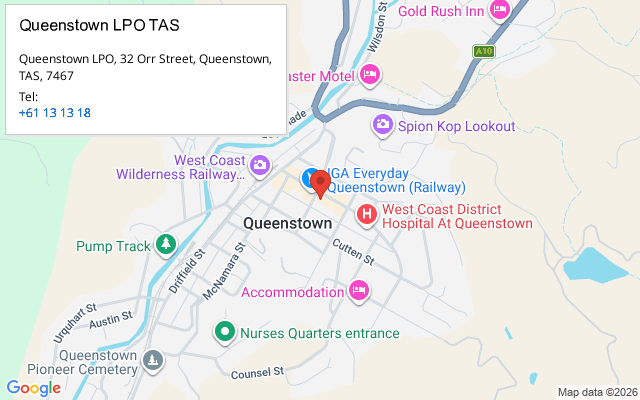 Queenstown LPO TAS