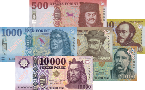 huf bank notes