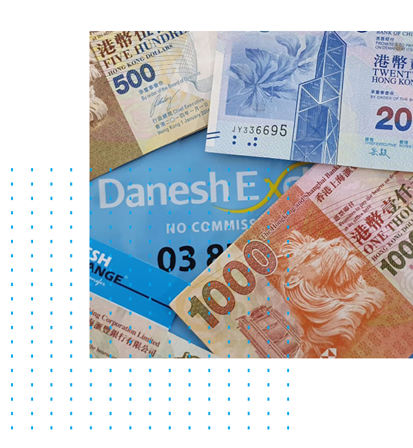 Mixed Hong Kong banknotes featuring 20, 500, and 1000 dollar designs. Mixed Hong Kong banknotes featuring 20, 500, and 1000 dollar designs.