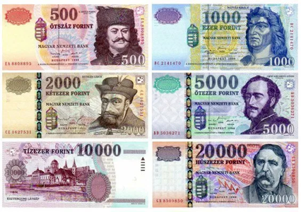 Hungary-Forint-Banknotes